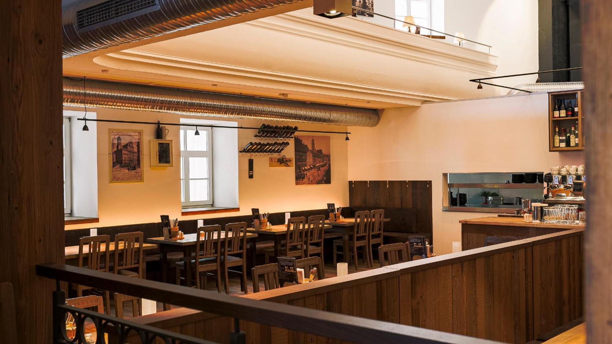Brauhaus-Hotel Koenig Von Flandern Augsburg Buitenkant foto